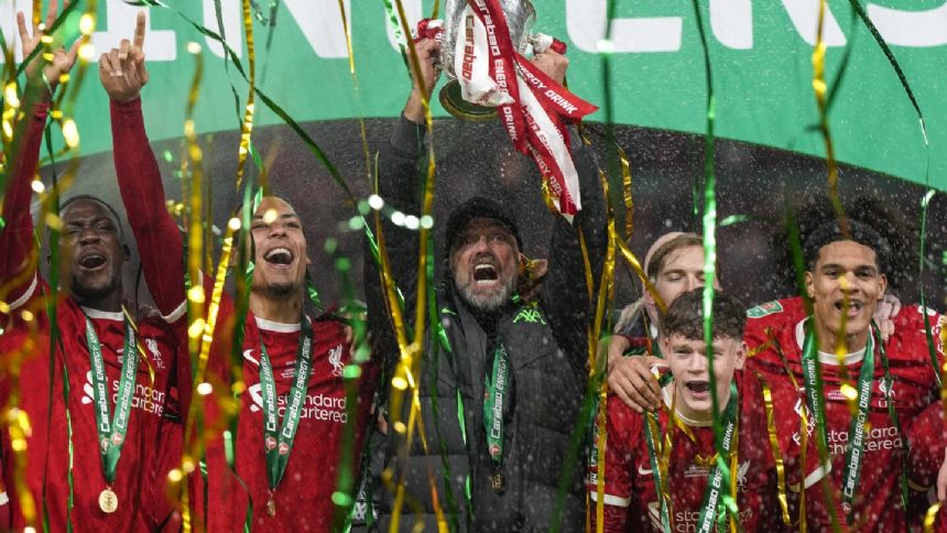 Liverpool beats Chelsea 1-0 to win the English League Cup