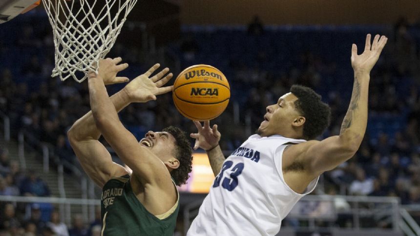 Lucas scores 28 points in Nevada's 77-64 victory over No. 24 Colorado State