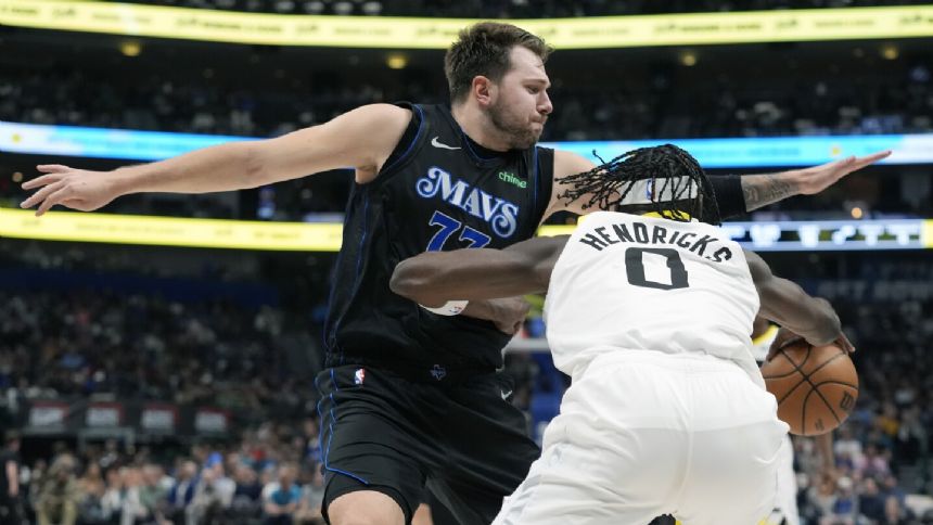 Luka Doncic leads Mavericks past Jazz, 113-97, into 6th place in West