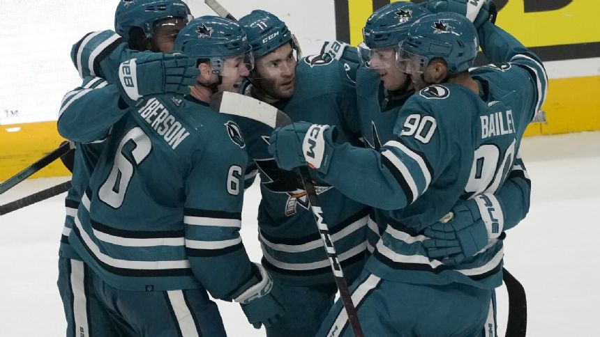 Luke Kunin scores go-ahead power play goal as Sharks beat Capitals 2-1