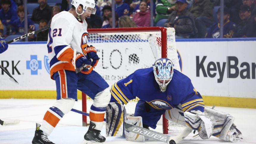Luukkonen makes 21 saves as Buffalo Sabres beat New York Islanders 4-0 for third straight with