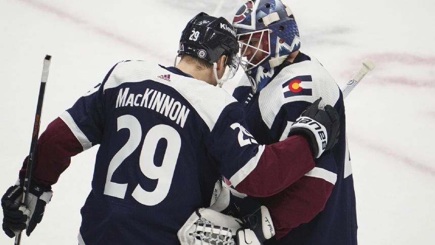 MacKinnon versus Hellebuyck highlight first-ever playoff meeting between Avalanche and Jets