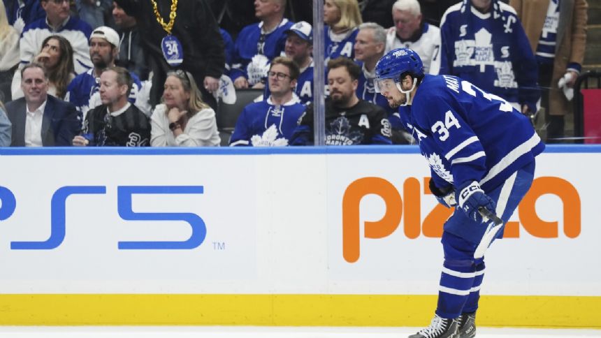 Maple Leafs star Auston Matthews to miss Game 6 of first-round series against Bruins