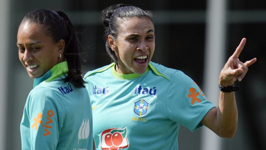 Marta pursues soccer gold at the Olympics while preparing to pass the torch to Brazil's youngsters