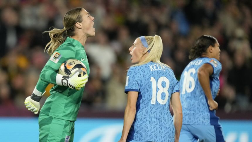 Mary Earps makes huge save in Women's World Cup but it's not enough to give England its first win