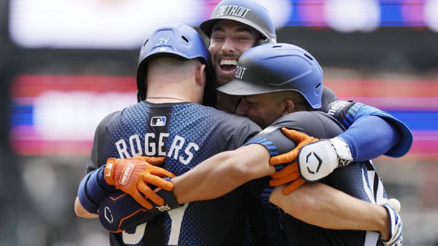 Matt Vierling's 3-run homer sends Tigers to 8-0 win over Pirates in first game of a doubleheader