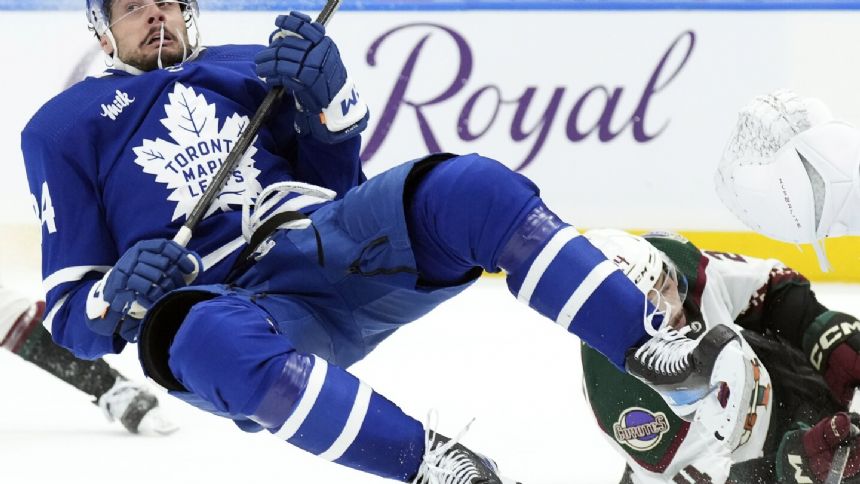 Matthews scores his 53rd as Maple Leafs send Coyotes to 14th straight loss