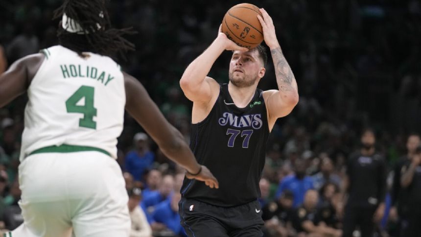 Mavs star Luka Doncic will play in Game 2 of NBA Finals with chest, knee and ankle injuries