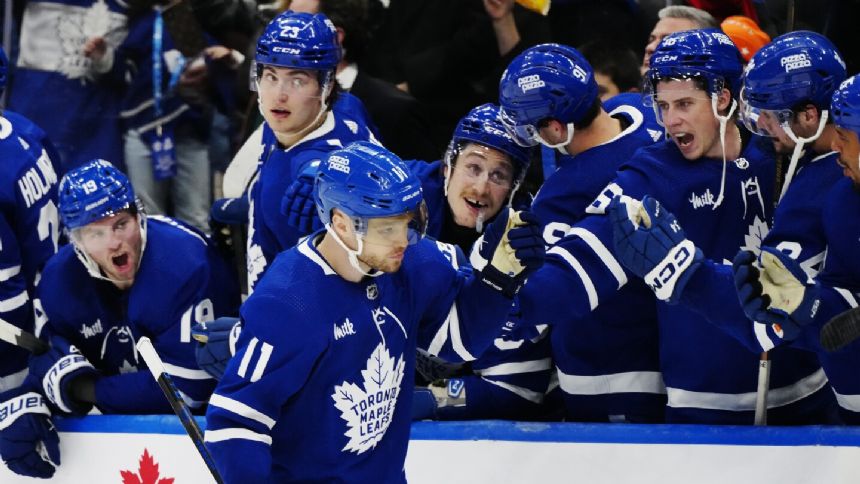 Max Domi scores deciding goal in shootout to lift Maple Leafs to 4-3 win over Rangers