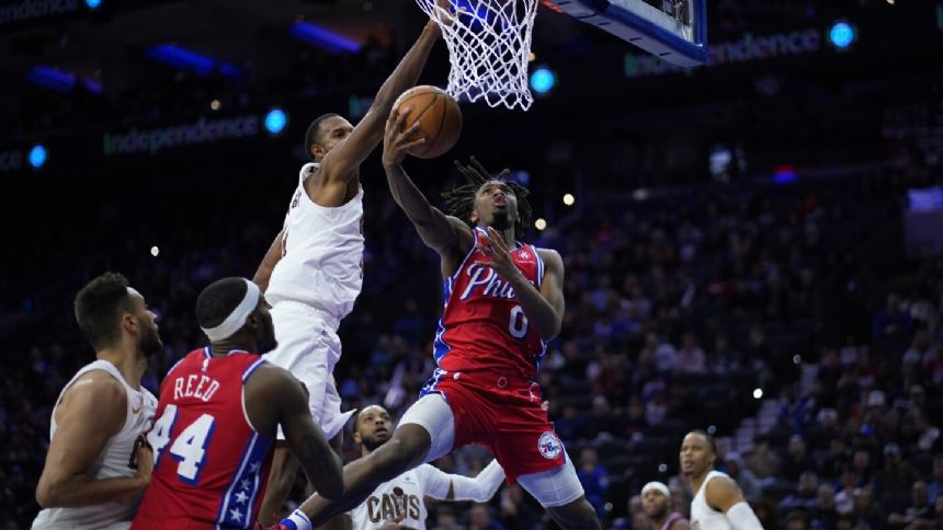 Maxey, Payne lead 76ers past Cleveland, 104-97, send Cavaliers to 3rd loss in 4 games