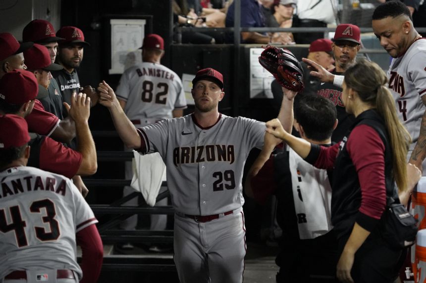 McCarthy helps Diamondbacks beat sliding White Sox 10-5