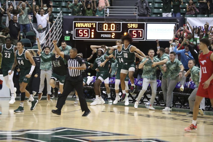 McClanahan buzzer beater gives Hawaii first title over SMU