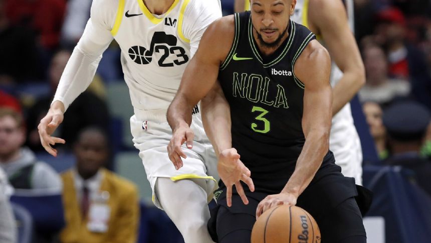 McCollum scores a season high 33 points as New Orleans Pelicans down Utah Jazz 153-124