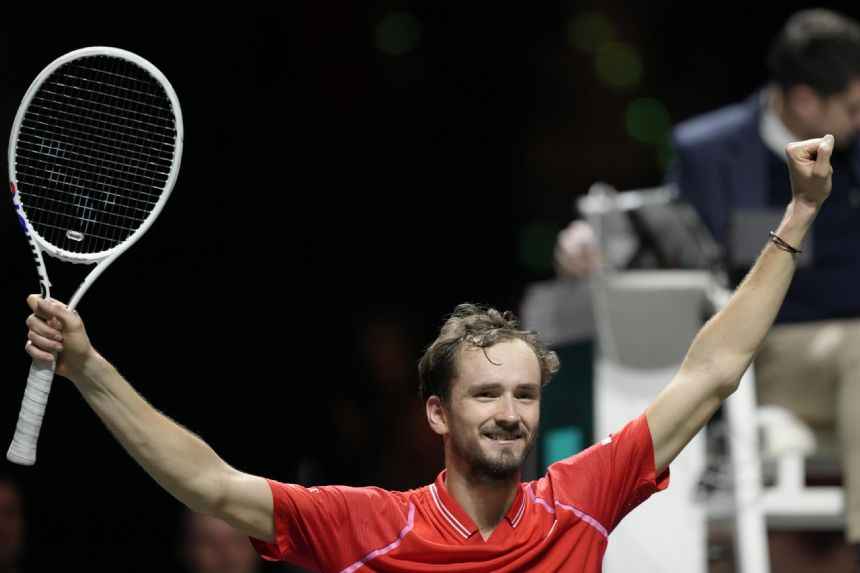 Medvedev edges Sinner in Rotterdam for 16th title