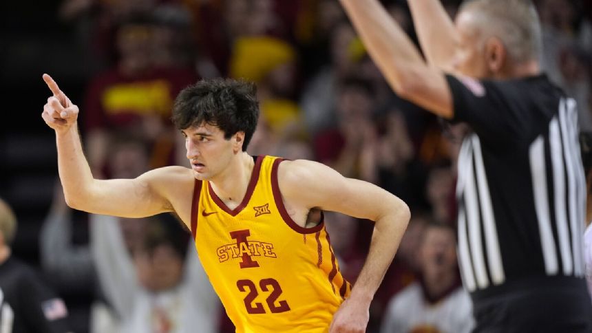 Milan Momcilovic scores 19 to lead No. 23 Iowa State over Kansas State 78-67