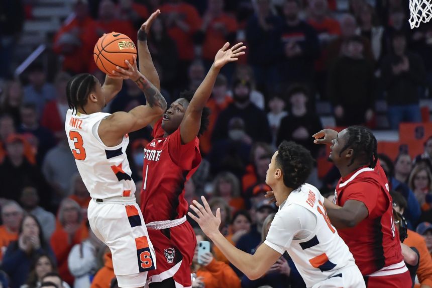 Mintz helps Syracuse beat No. 23 NC State 75-72