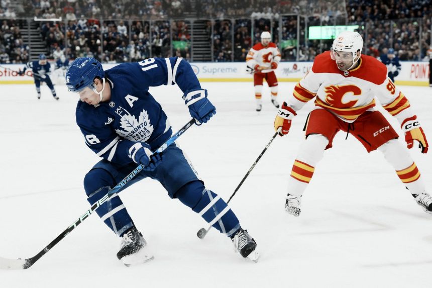 Mitch Marner Scores In OT As Maple Leafs Edge Flames 5-4 - Saturday ...