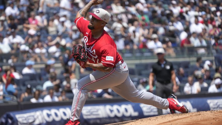 Montas makes triumphant return to New York as Reds beat Yankees 8-4 to complete 3-game sweep