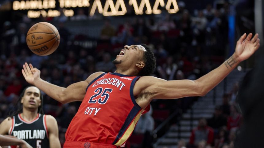 Murphy, McCollum help Pelicans beat Trail Blazers 110-100