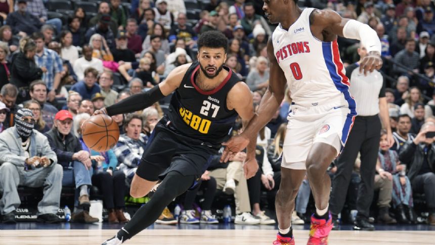 Murray scores 37, Jokic has 16 assists as Nuggets cruise to 131-114 win over Pistons