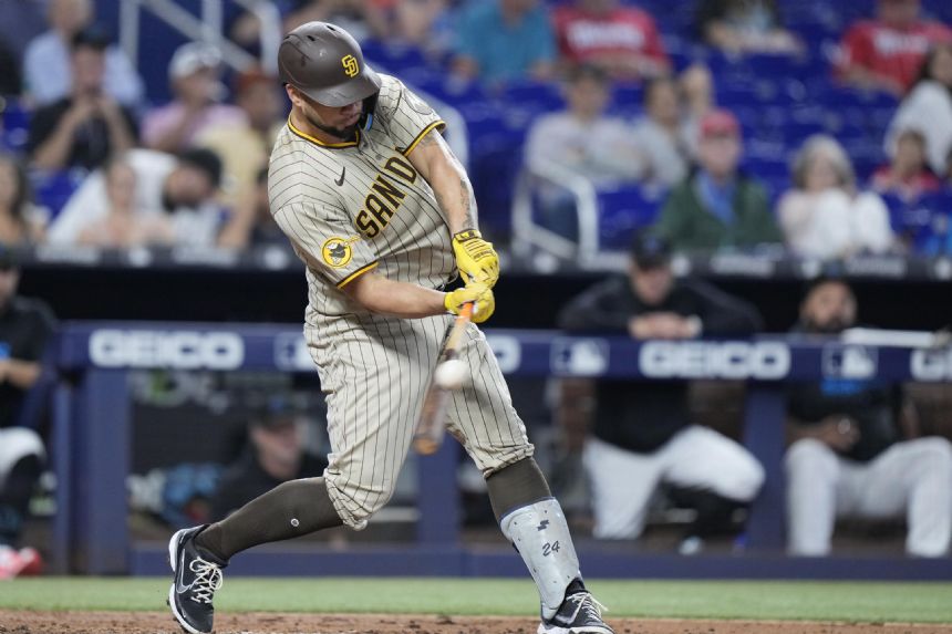 Musgrove pitches no-hitter into the 6th, Sanchez homers again as Padres beat Marlins 10-1