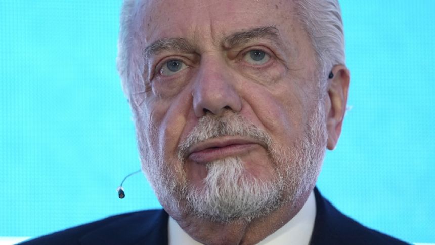 Napoli president De Laurentiis could face hefty fine after pushing cameraman on eve of CL match