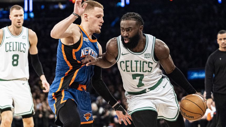 NBA-leading Celtics cruise to 8th straight win with 116-102 victory over Knicks