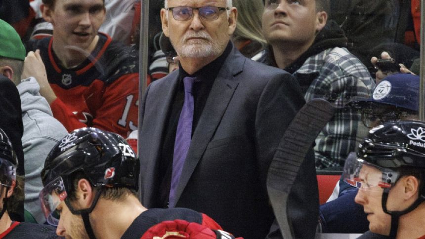 New Jersey Devils fire coach Lindy Ruff, name Travis Green interim replacement