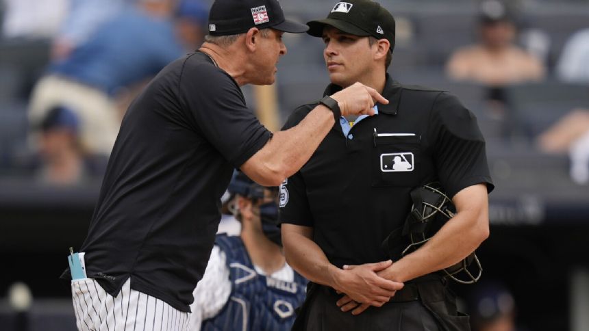 New York Yankees manager Aaron Boone ejected for 5th time this season