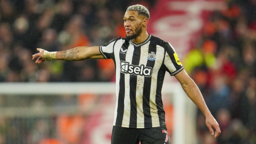 Newcastle midfielder Joelinton to miss at least 6 weeks with thigh injury