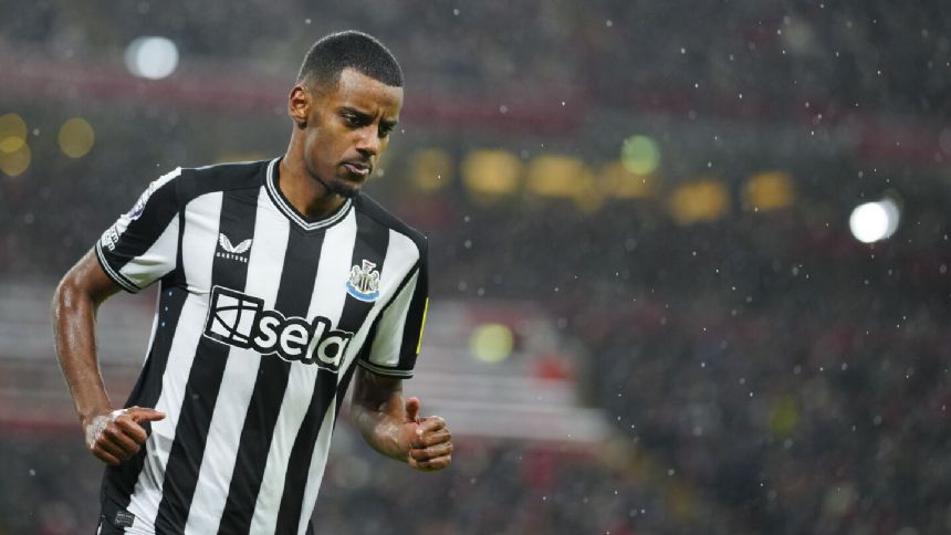 Newcastle optimistic on forward Alexander Isak's status after groin injury