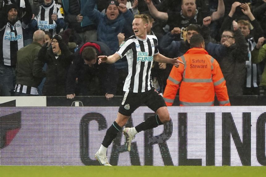 Newcastle reaches 1st cup final under Saudi ownership