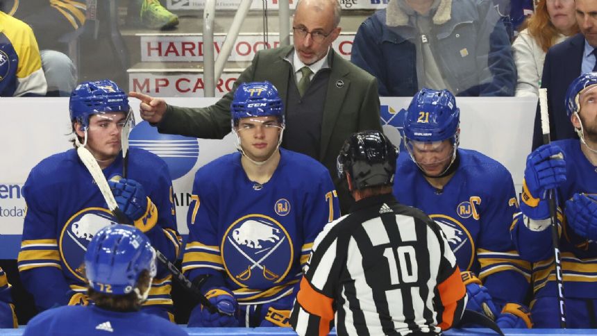 NHL fines Sabres coach Granato and Maple Leafs coach Keefe $25,000 each for arguing with officials
