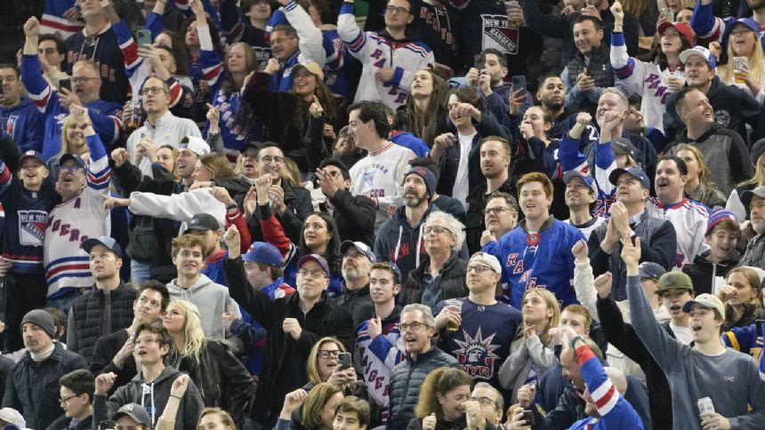 NHL says it set a single-season attendance record with over 22.5 million fans in 2023-24