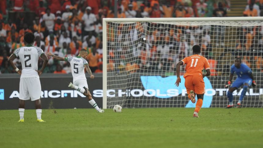 Nigeria beats Ivory Coast 1-0 to boost Africa Cup hopes. Nsue nets hat trick for Equatorial Guinea