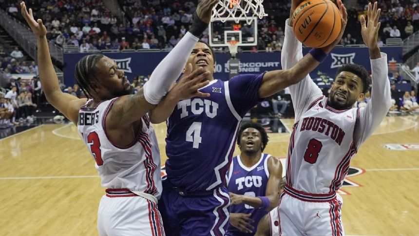 No. 1 Houston shuts down TCU in 60-45 victory in Big 12 Tournament quarterfinals