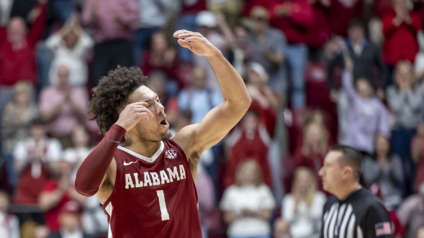 No. 16 Alabama beats Arkansas 92-88 in OT to secure double bye in SEC Tournament