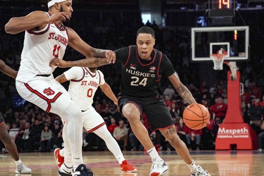 No. 18 UConn rolls to 95-86 win over St. John's at MSG