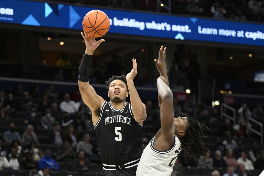 No. 20 Providence routs Georgetown 88-68; Croswell scores 25