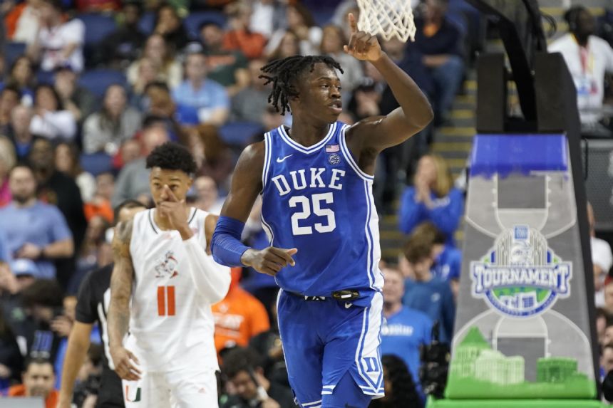 No. 21 Duke holds off No. 14 Miami 85-78 in ACC semifinals