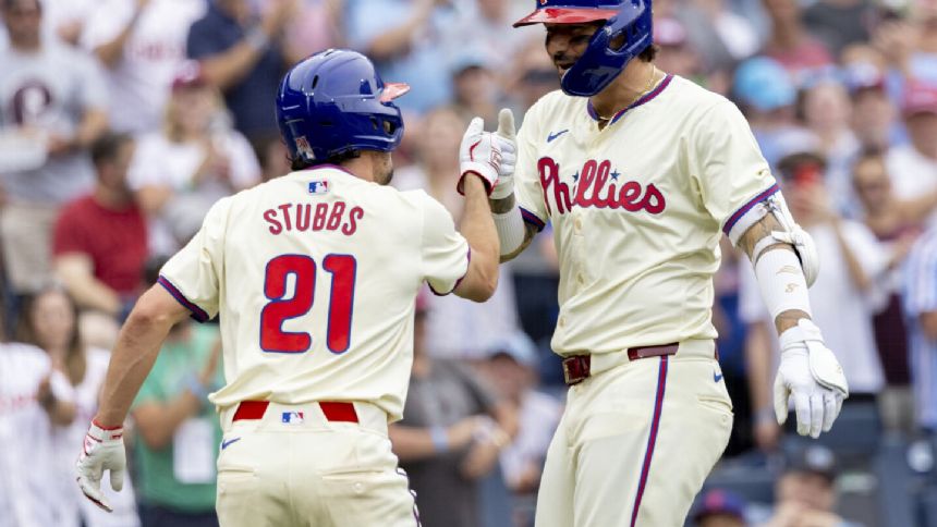 Nola tosses 7 shutout innings, Castellanos homers to help Phillies sweep Brewers with 2-0 victory