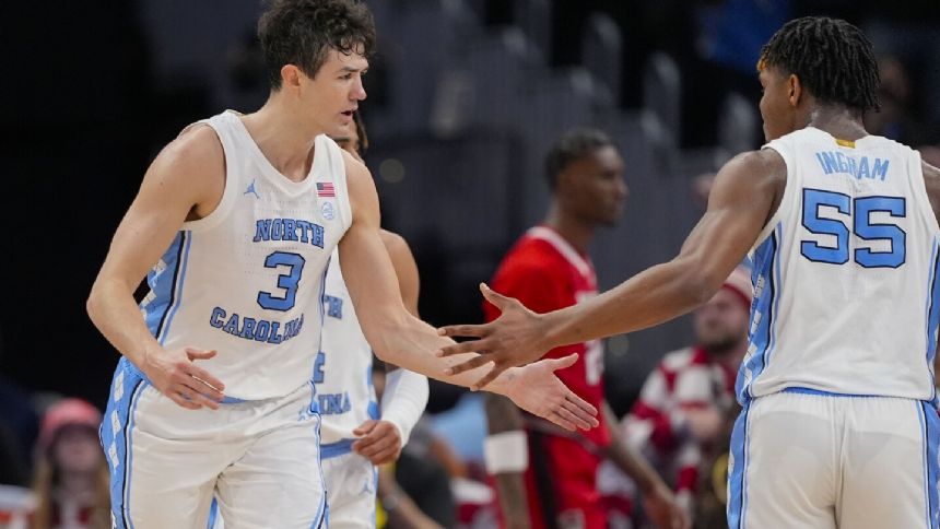 North Carolina earns the top seed in the West Region after missing NCAA Tournament last year