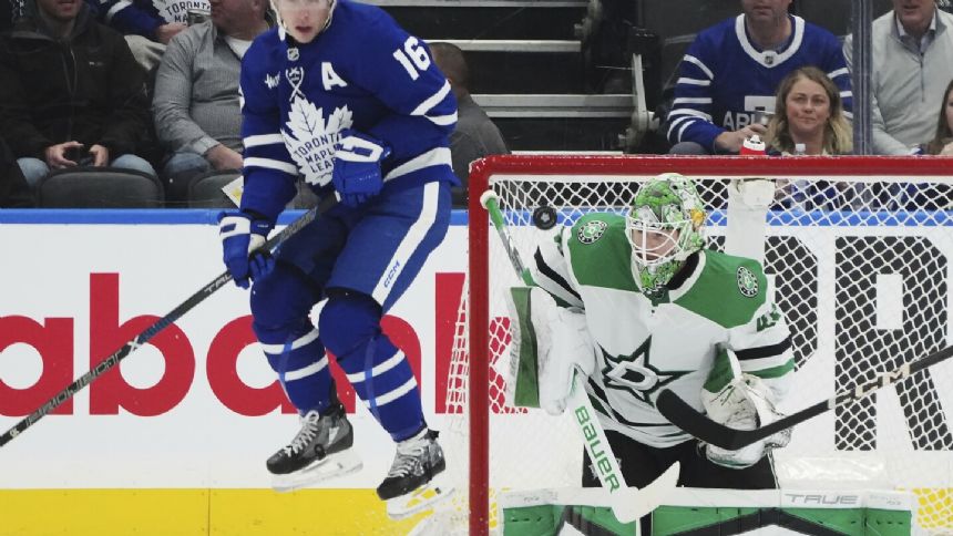 Nylander scores twice, Matthews nets 41st in Maple Leafs' 5-4 victory over Stars