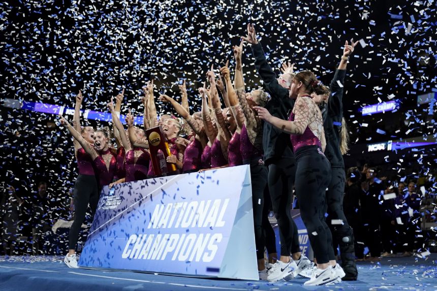 Oklahoma women win second straight NCAA gymnastics title