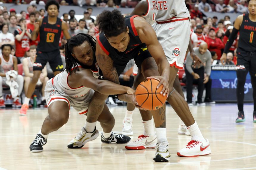 Okpara, Ohio State outpace No. 21 Maryland 73-62