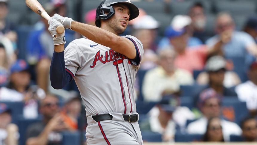 Olson homers again but Lopez leaves with injury as Braves rout Mets 9-2 for 4-game split