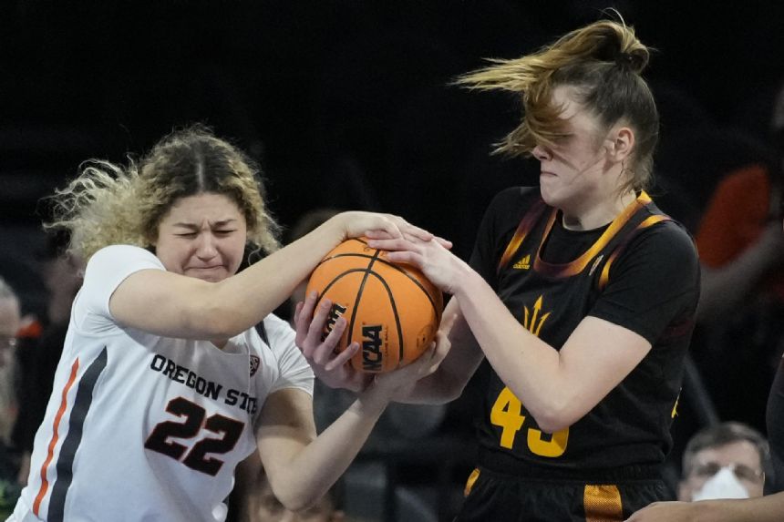 Oregon State women hold off Arizona State in Pac-12 tourney
