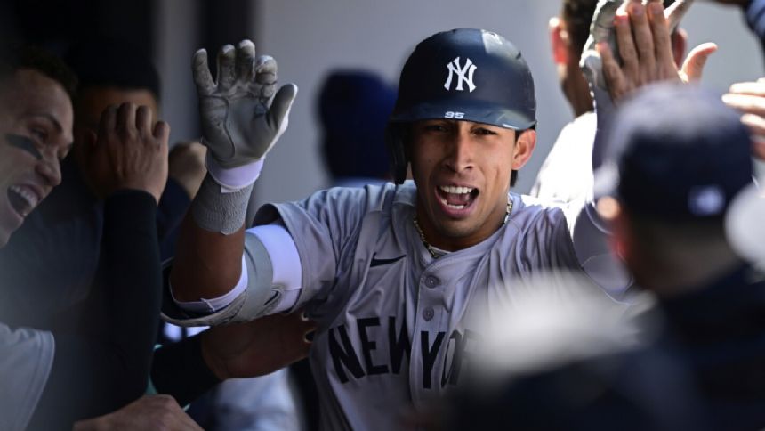 Oswaldo Cabrera homers, Yankees beat Guardians 3-2 and match club's best start