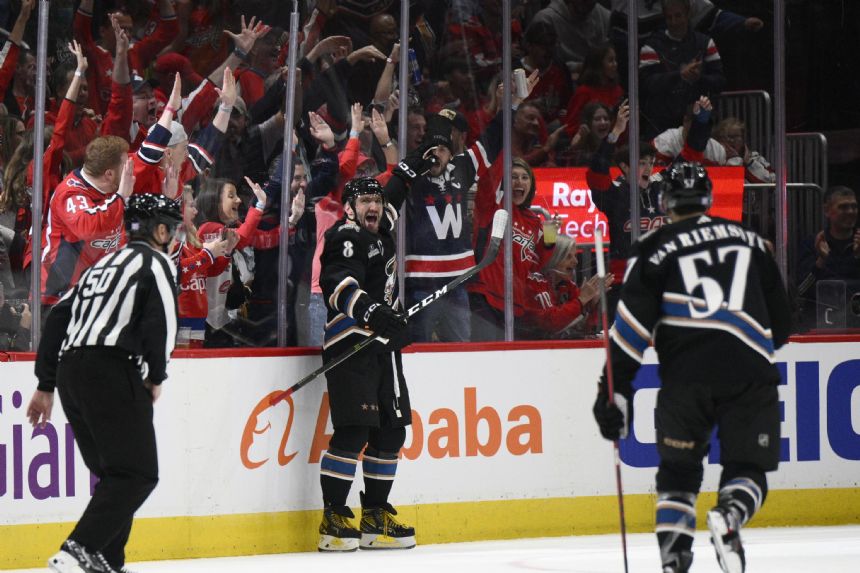 Ovechkin passes Howe with No. 787; Coyotes beat Capitals 3-2