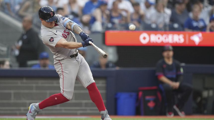 O'Neill hits 2 of Boston's 4 home runs as Red Sox beat Blue Jays 7-3 for 6th victory in 8 games